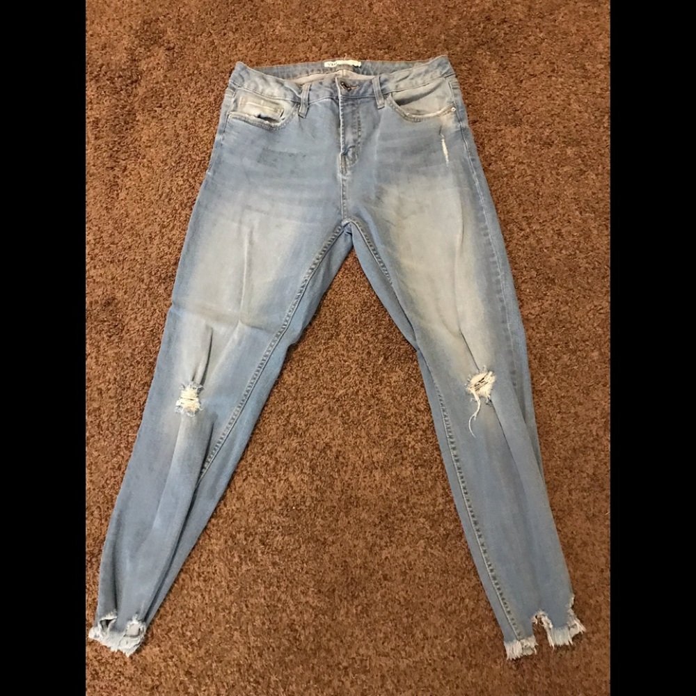 YMI distressed skinny jeans